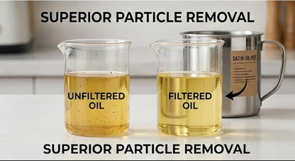 Stainless Steel Kitchen Oil Filter Pot