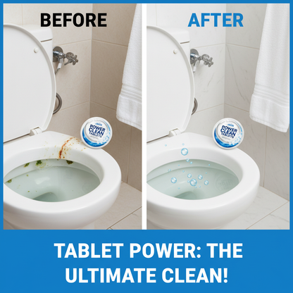 Before and After Toilet Cleaning